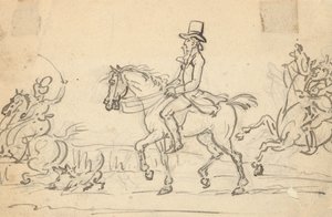 Albumteckning av Thomas Rowlandson
