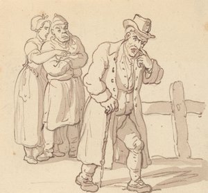 Albumteckning av Thomas Rowlandson