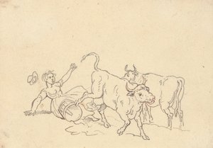Albumteckning av Thomas Rowlandson