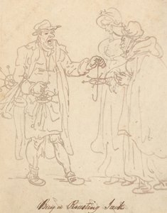 Albumteckning av Thomas Rowlandson