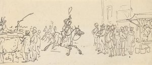 Albumteckning av Thomas Rowlandson