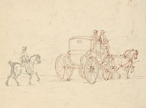 Albumteckning av Thomas Rowlandson