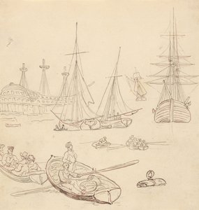 Albumteckning av Thomas Rowlandson