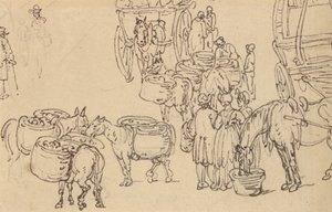 Albumteckning av Thomas Rowlandson