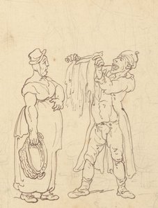 Albumteckning av Thomas Rowlandson