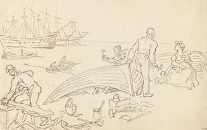 Albumteckning av Thomas Rowlandson