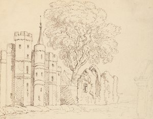 Albumteckning av Thomas Rowlandson