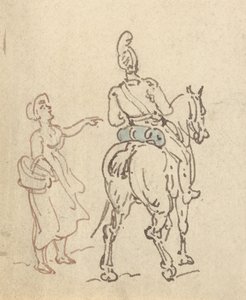 Albumteckning av Thomas Rowlandson