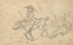 Albumteckning av Thomas Rowlandson