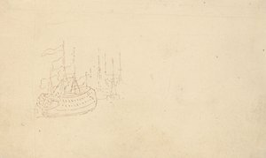 Albumteckning av Thomas Rowlandson