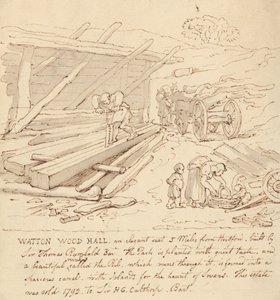 Albumteckning av Thomas Rowlandson
