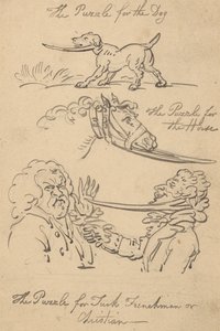 Albumteckning av Thomas Rowlandson