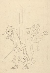 Albumteckning av Thomas Rowlandson