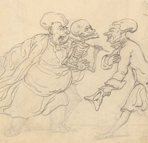 Albumteckning av Thomas Rowlandson