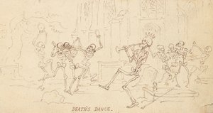Albumteckning av Thomas Rowlandson