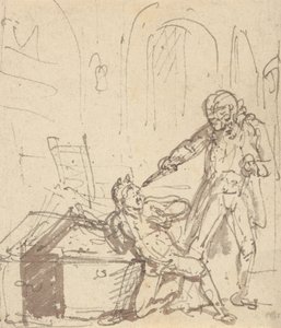 Albumteckning av Thomas Rowlandson