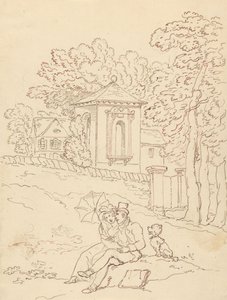 Albumteckning av Thomas Rowlandson