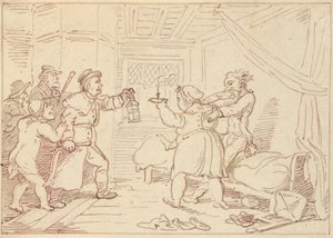 Albumteckning av Thomas Rowlandson