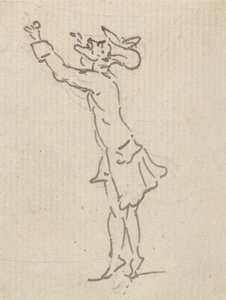 Albumteckning av Thomas Rowlandson