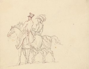 Albumteckning av Thomas Rowlandson