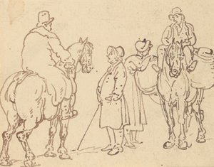 Albumteckning av Thomas Rowlandson