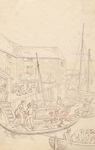 Albumteckning av Thomas Rowlandson