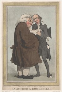 An Author & Bookseller, 14 juli 1797, 14 juli 1797. av Thomas Rowlandson