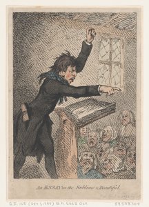 En essä om det sublima och vackra, 10 april 1792, 10 april 1792. av Thomas Rowlandson