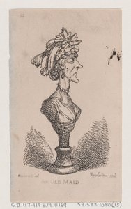 En gammal piga, 1808., 1808. av Thomas Rowlandson