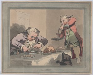 Vid middagen av Thomas Rowlandson