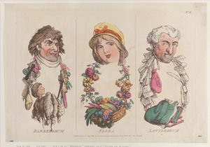 Barberorum, Flora, Lawyerorum, 15 augusti 1800., 15 augusti 1800. av Thomas Rowlandson