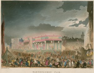 Bartholomew Fair av Thomas Rowlandson