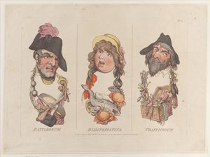 Battleorum, Billingsgatina, Trafficorum, 15 augusti 1800., 15 augusti 1800. av Thomas Rowlandson