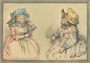 Skönheter, publicerad 1792. av Thomas Rowlandson
