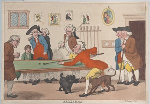 Biljard, 1 mars 1803., 1 mars 1803. av Thomas Rowlandson
