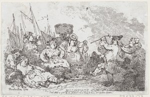 Billingsgate, 4 februari 1786, 4 februari 1786. av Thomas Rowlandson