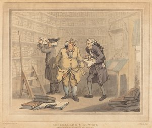 Bokhandlare och författare av Thomas Rowlandson