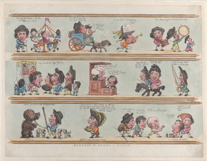 Borders for Rooms & Halls, skylt 8, 20 juni 1799., 20 juni 1799. av Thomas Rowlandson