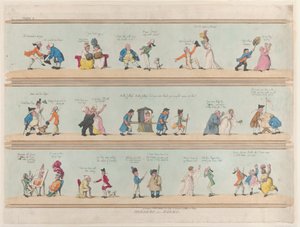 Borders for Rooms, tavla 2, 25 mars 1799., 25 mars 1799. av Thomas Rowlandson