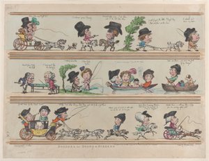 Borders for Rooms & Screens, skylt 7, 10 maj 1799, 10 maj 1799. av Thomas Rowlandson