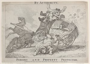 Av myndighet. Personer och egendom skyddade, 24 november 1785., 24 november 1785. av Thomas Rowlandson