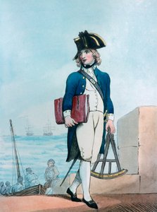 Kandidat för marinkåren, 1799 av Thomas Rowlandson