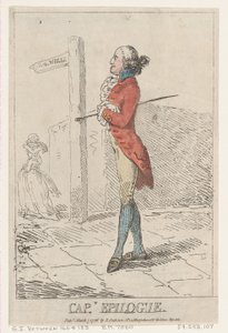 Kaptensepilog, 7 mars 1786., 7 mars 1786. av Thomas Rowlandson