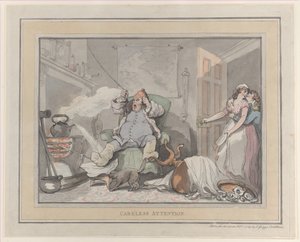 Sorglös uppmärksamhet, 1 februari 1789., 1 februari 1789. av Thomas Rowlandson