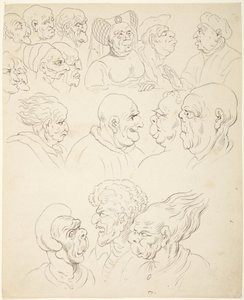 Karikatyrhuvuden av Thomas Rowlandson
