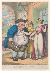 Att fånga en elefant, 1 mars 1812., 1 mars 1812. av Thomas Rowlandson