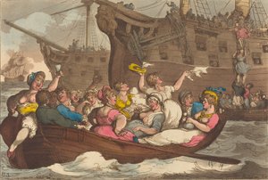 Boskap inte försäkringsbar, publicerad 1809. av Thomas Rowlandson