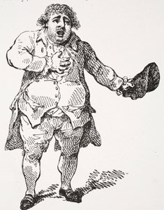 Charles James Fox som Demosthenes, illustration från "Hutchinson