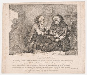 Chattande pittoreska skönheter i Boswell, Part the First, 30 maj 1786., 30 maj 1786. av Thomas Rowlandson