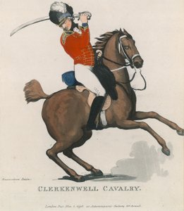 Clerkenwell kavalleri av Thomas Rowlandson